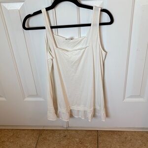 J. Crew tank top with ruffles